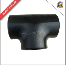 ANSI B 16.9 CS A234/A105 Black Seamless Equal Tee (YZF-E351)